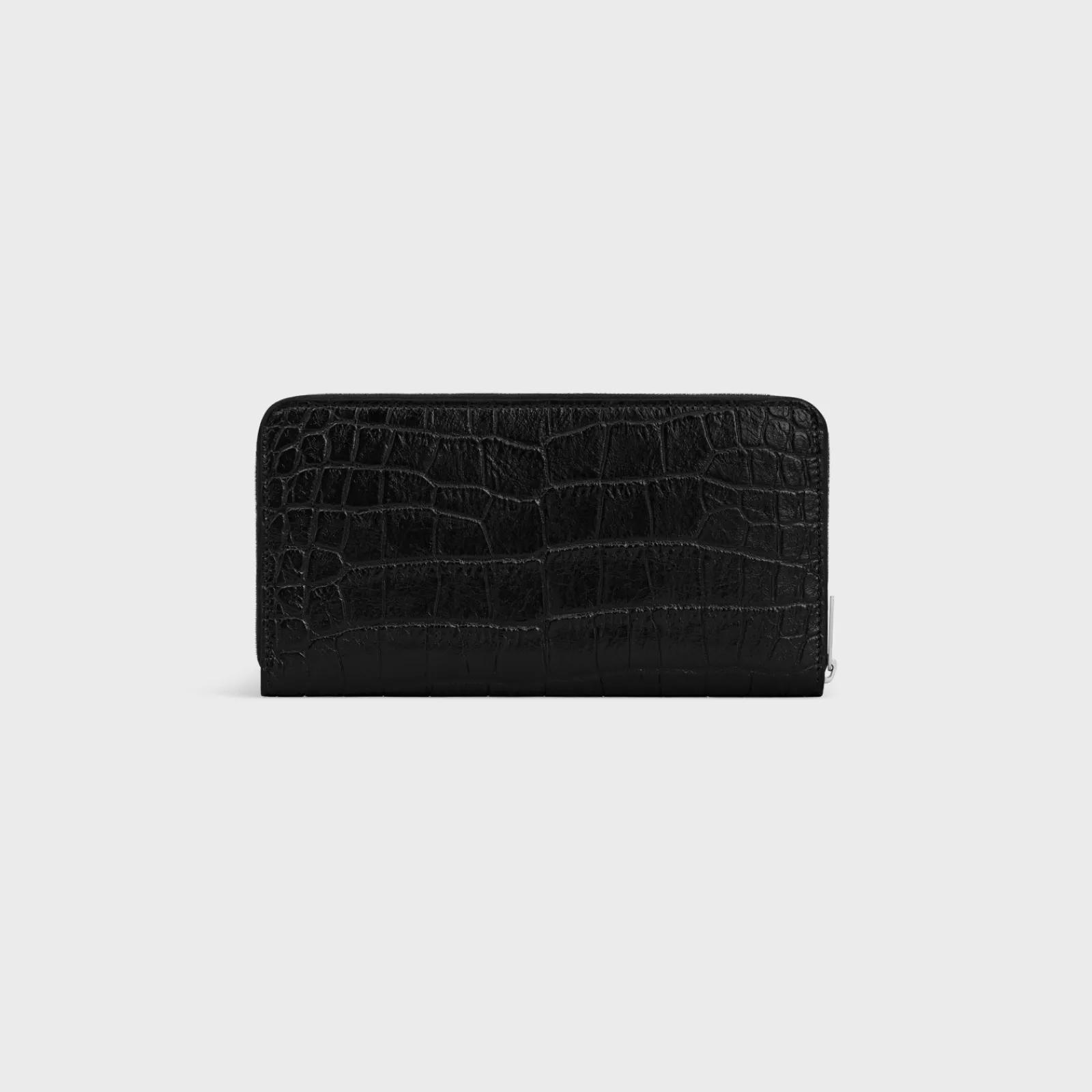 Sale Large zipped wallet in Crocodile Embossed Calfskin Essentials | Categories·Allets