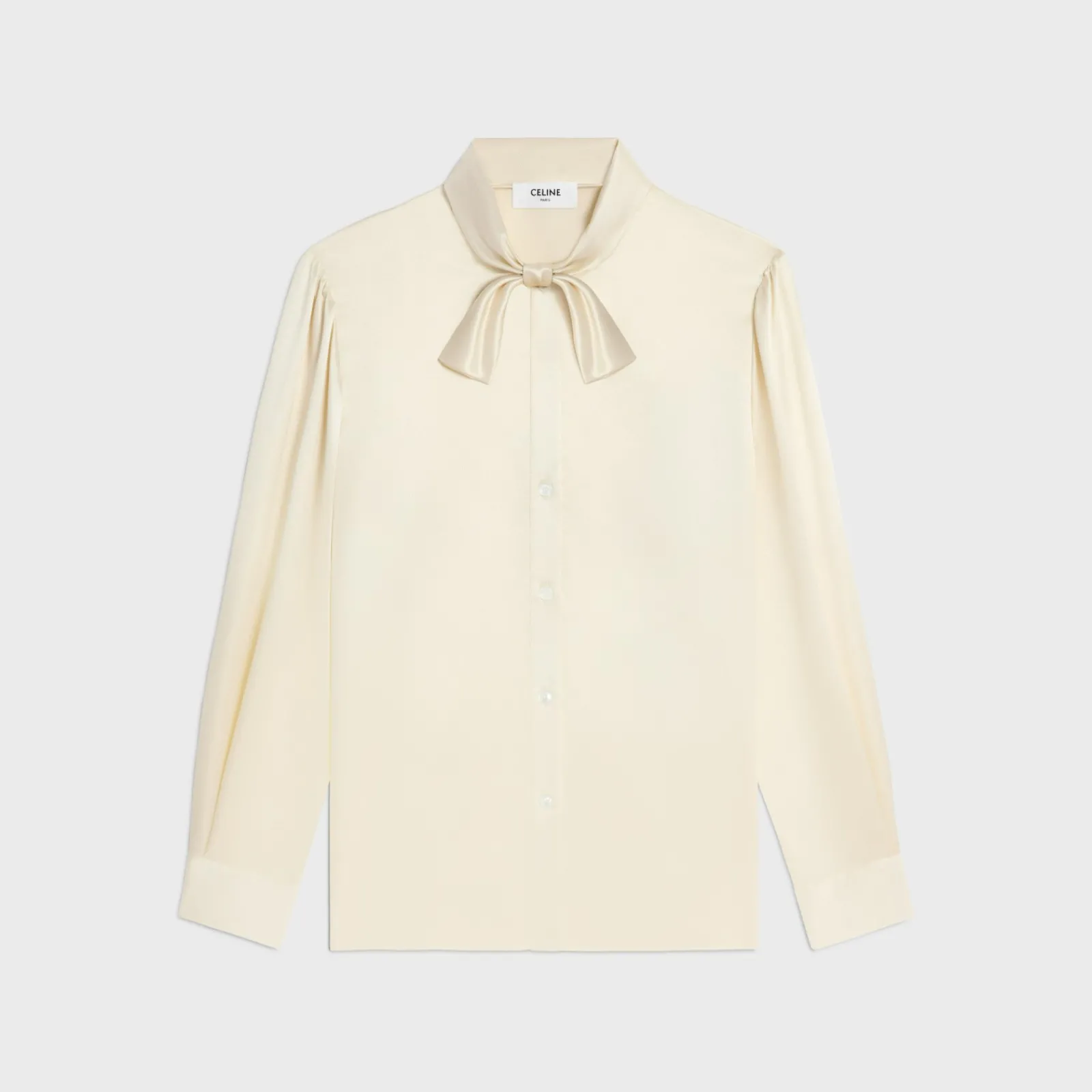 Best lavaliere blouse in silk satin Women Shirts And Tops