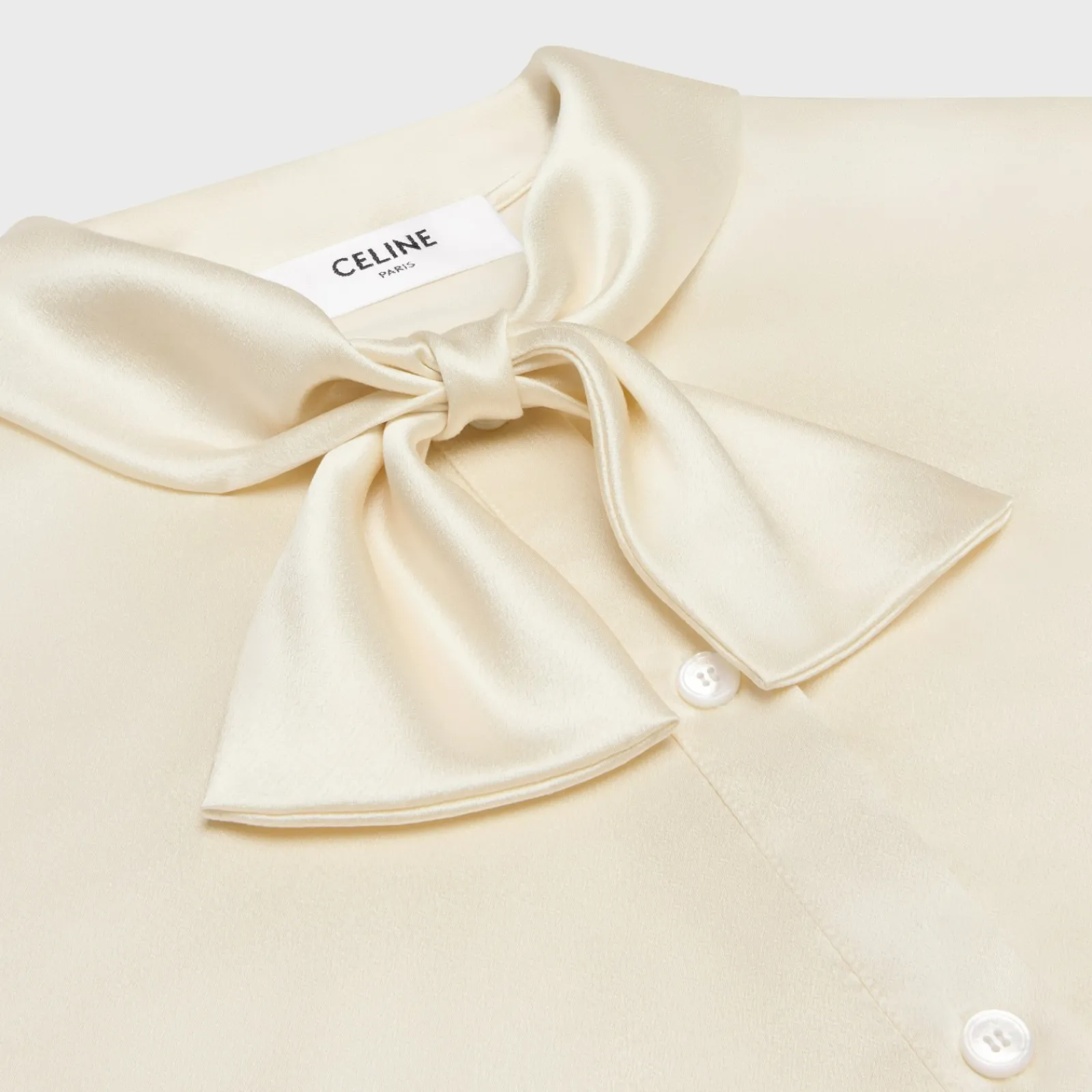 Best lavaliere blouse in silk satin Women Shirts And Tops