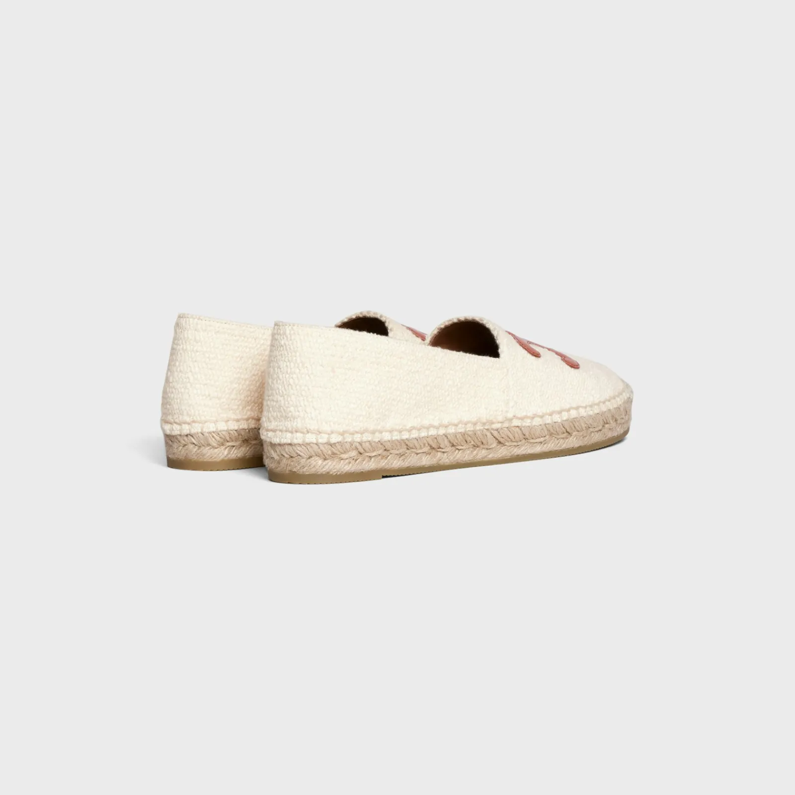 Clearance LES ESPADRILLES in TWEED & CALFSKIN Women Loafers And Flats