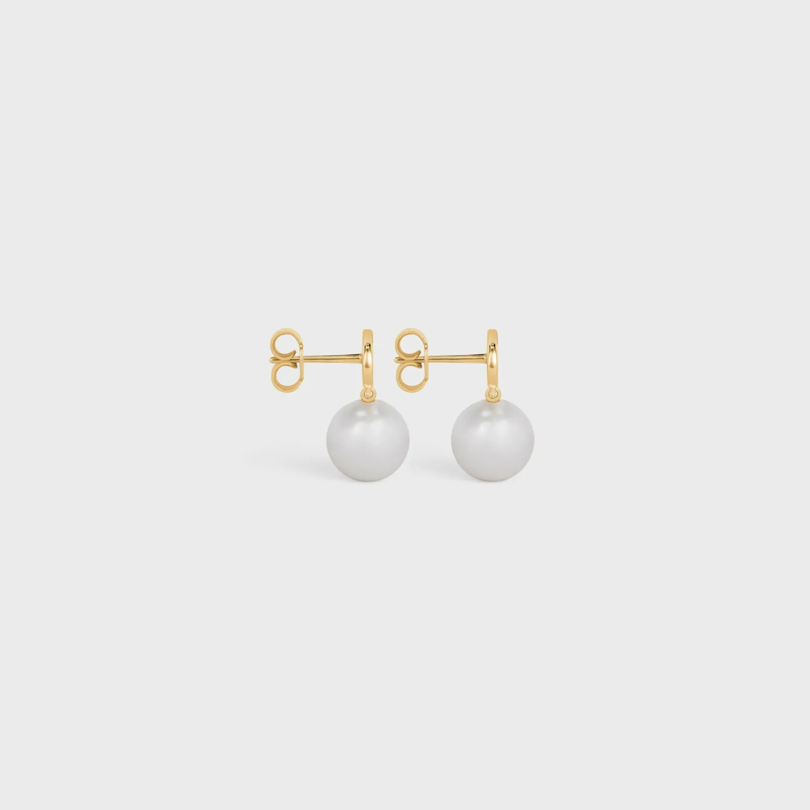 Sale Les Perles Earrings in Brass with Gold Finish and Glass Pearls Women Triomphe | Categories·Earrings