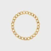 Online Les Perles Maillon Necklace in Brass with Gold Finish and Resin Pearls Women Other Lines | Categories·Necklaces