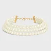 Hot Les Perles Necklace in Resin Pearls, Brass with Gold Finish and Steel Women Other Lines | Categories·Necklaces