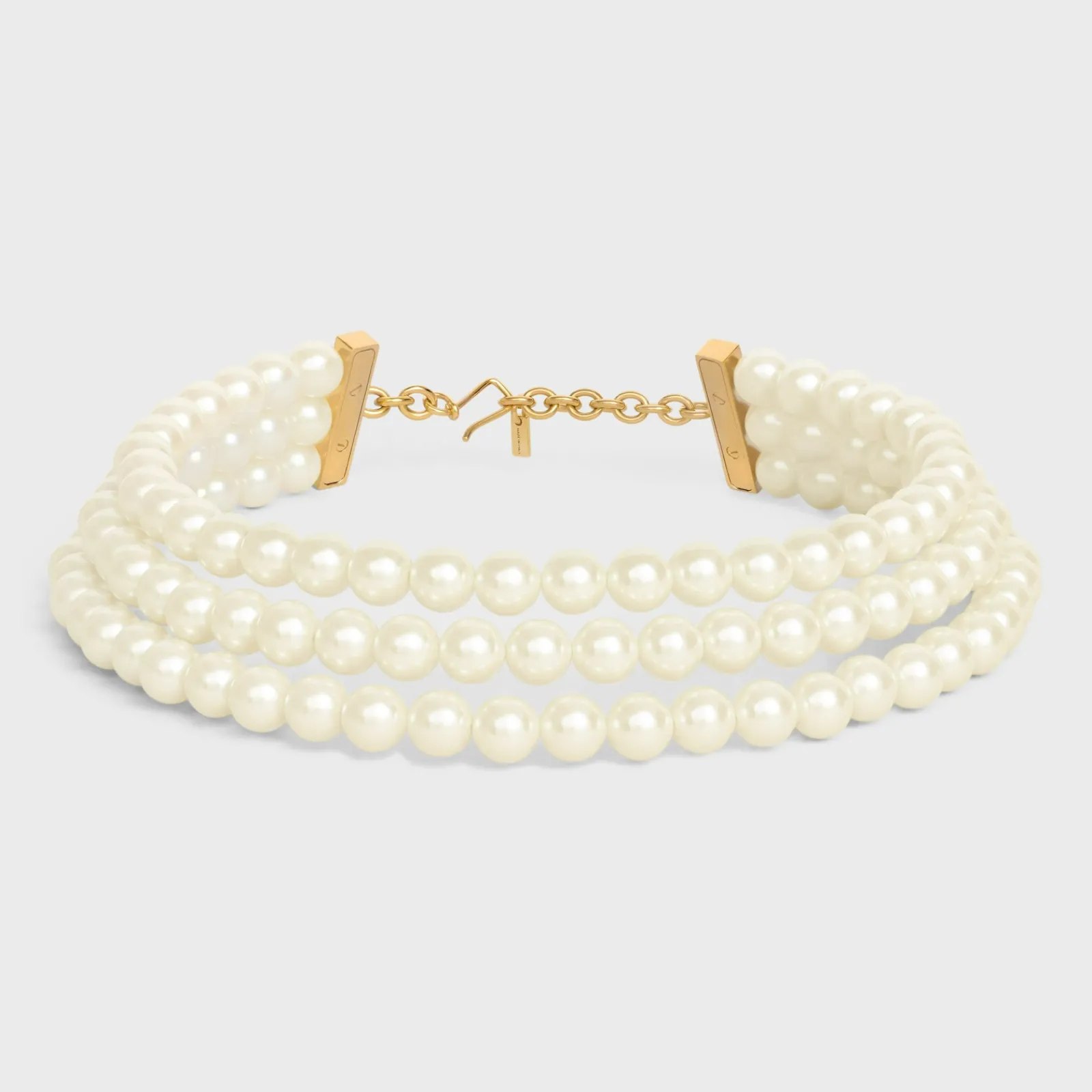 Hot Les Perles Necklace in Resin Pearls, Brass with Gold Finish and Steel Women Other Lines | Categories·Necklaces