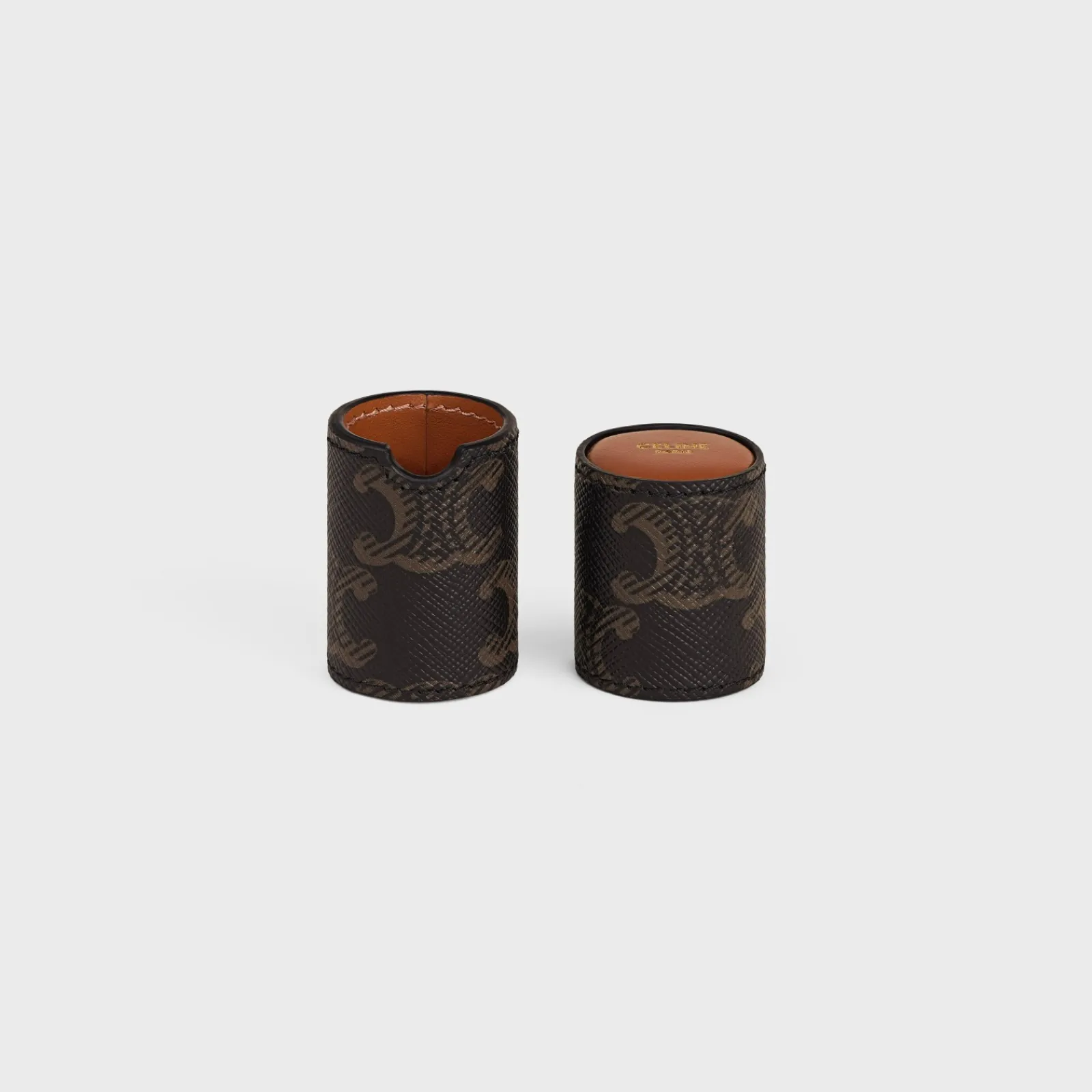 Clearance LIPSTICK HOLDER IN TRIOMPHE CANVAS AND CALFSKIN Beauty Accessories