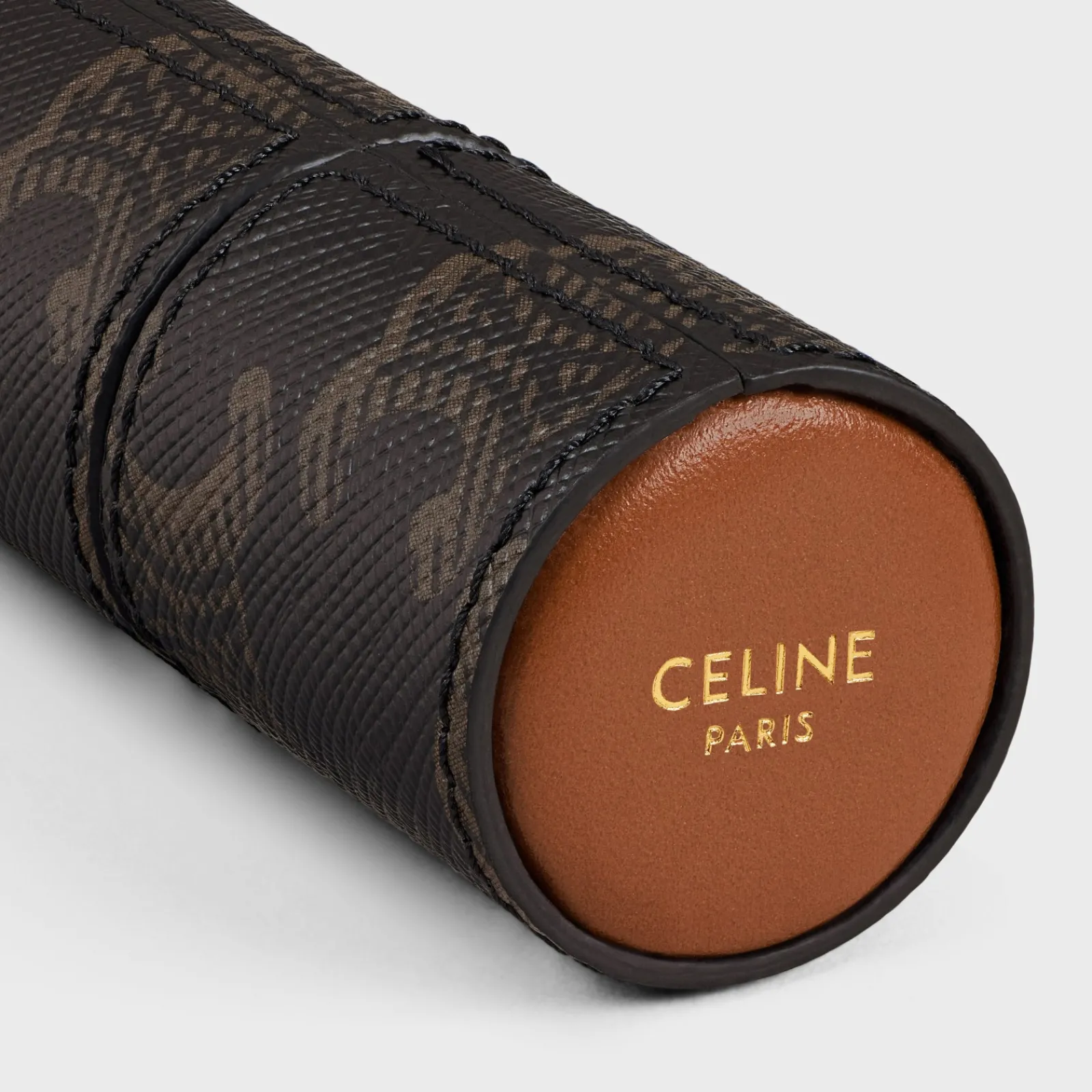 Clearance LIPSTICK HOLDER IN TRIOMPHE CANVAS AND CALFSKIN Beauty Accessories