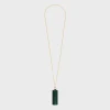 Outlet LIPSTICK NECKLACE IN LIZARD Beauty Accessories