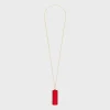 Outlet LIPSTICK NECKLACE IN LIZARD Beauty Accessories
