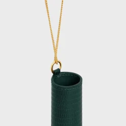 Outlet LIPSTICK NECKLACE IN LIZARD Beauty Accessories
