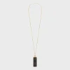 New LIPSTICK NECKLACE IN TRIOMPHE CANVAS AND CALFSKIN Beauty Accessories