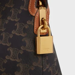 Best Lock Toiletry Pouch in Triomphe Canvas and Calfskin Travel Sprays | Beauty Accessories