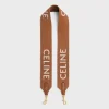 Fashion Long Strap in Wool with jacquard with GOLD FINISHING Women Categories·Straps And Accessories