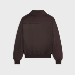 Outlet loose aviator blouson jacket in soft lambskin Women Jackets | Leather And Shearling