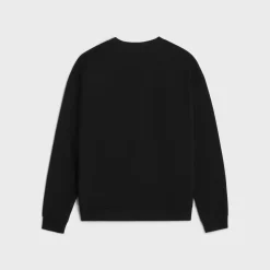 Discount loose paris sweatshirt in cotton fleece T-Shirts And Sweatshirts
