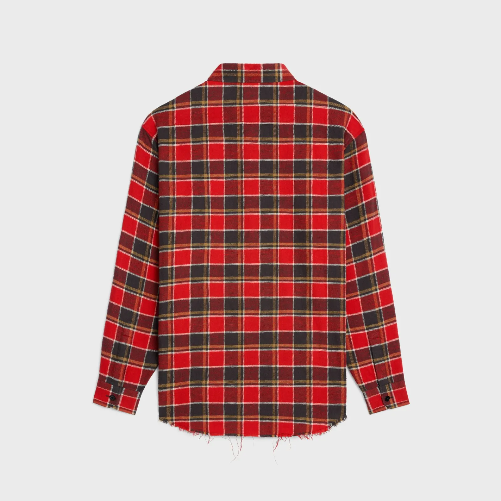 Fashion loose shirt in checked cotton Shirts