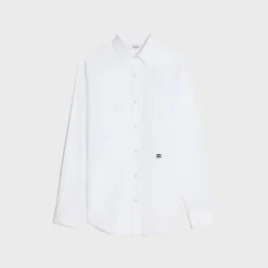 Clearance loose shirt in cotton poplin Shirts