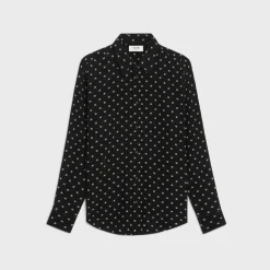 Sale loose shirt in printed viscose Shirts