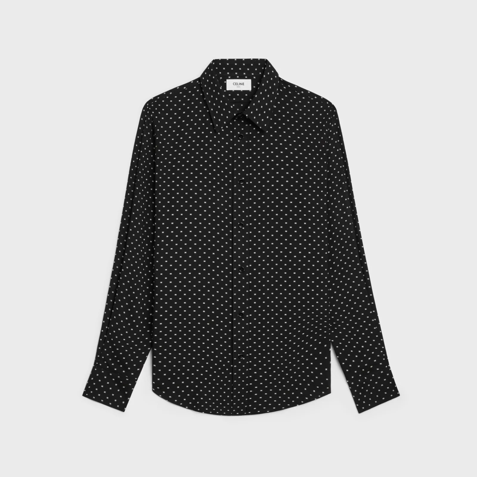 Sale loose shirt in printed viscose Shirts