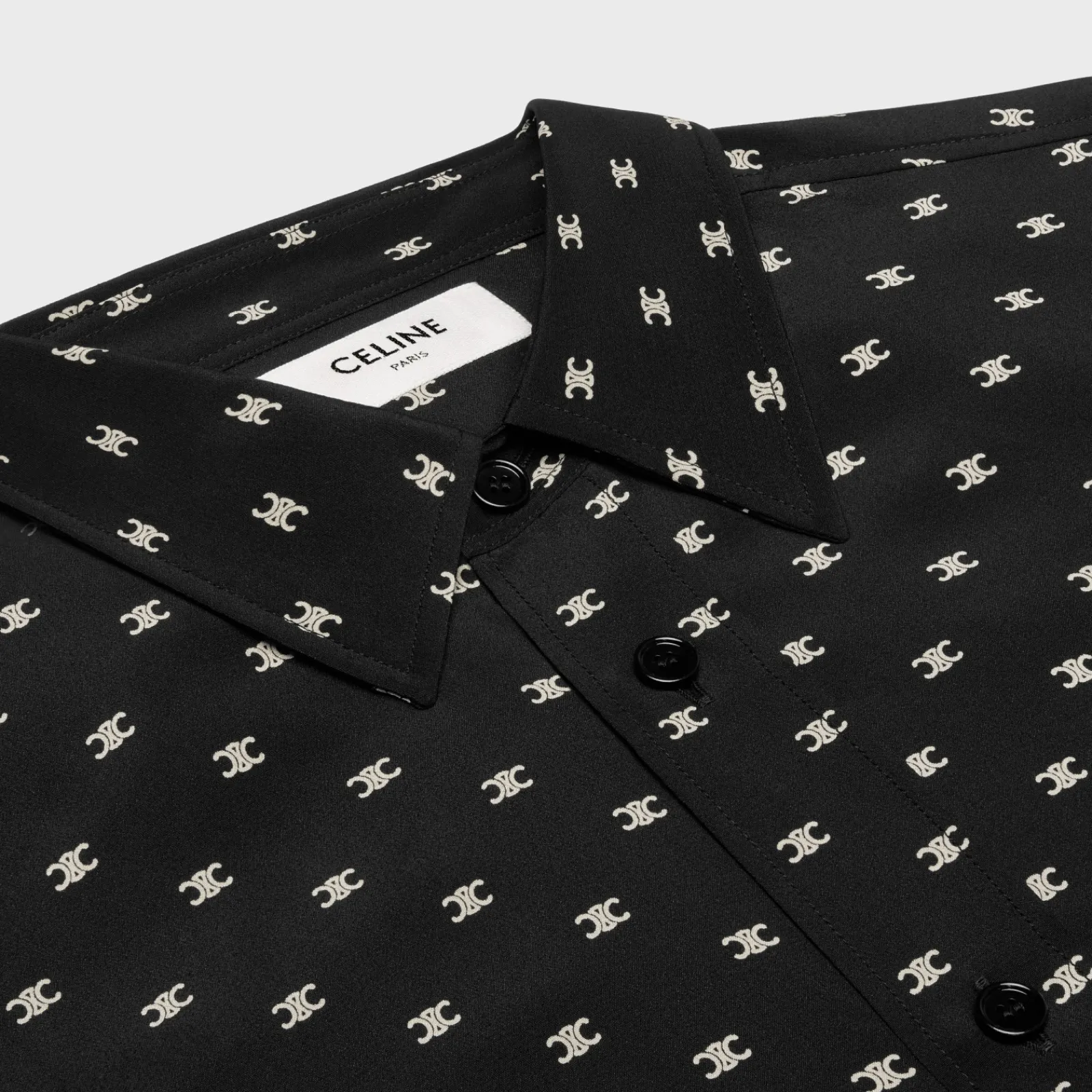 Sale loose shirt in printed viscose Shirts