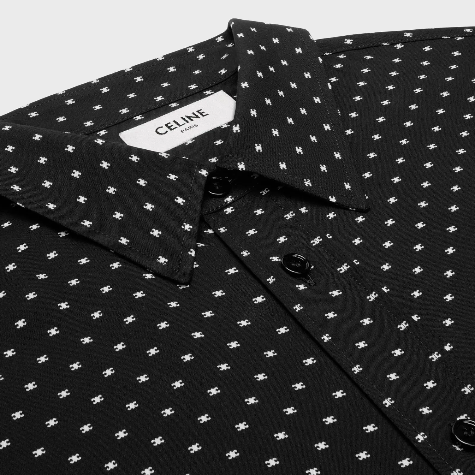 Sale loose shirt in printed viscose Shirts