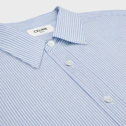 Online loose shirt in striped cotton Shirts