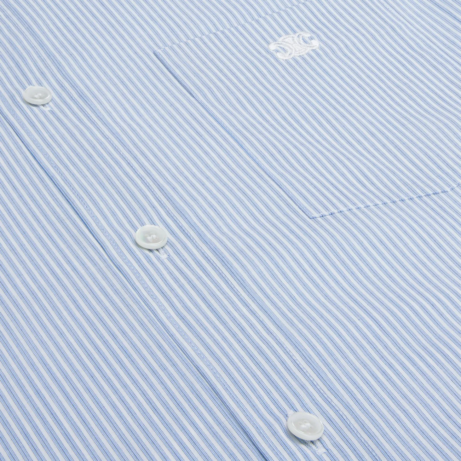 Online loose shirt in striped cotton Shirts