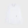 Clearance loose shirt with inverted collar in cotton poplin Shirts