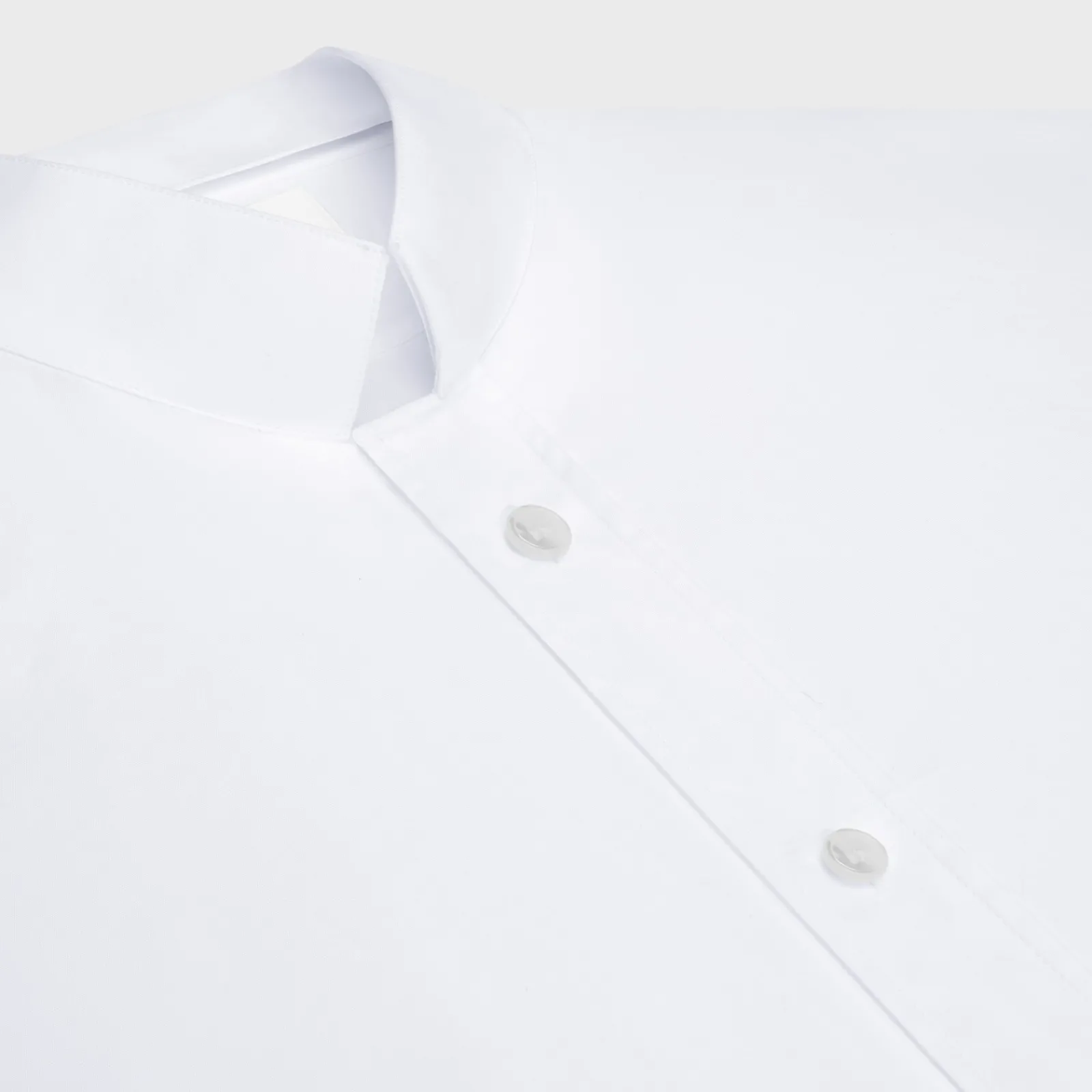 Clearance loose shirt with inverted collar in cotton poplin Shirts