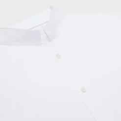 Discount loose shirt with inverted collar in cotton poplin Shirts