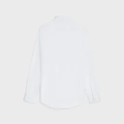 Online loose shirt with upturned collar in cotton poplin Shirts