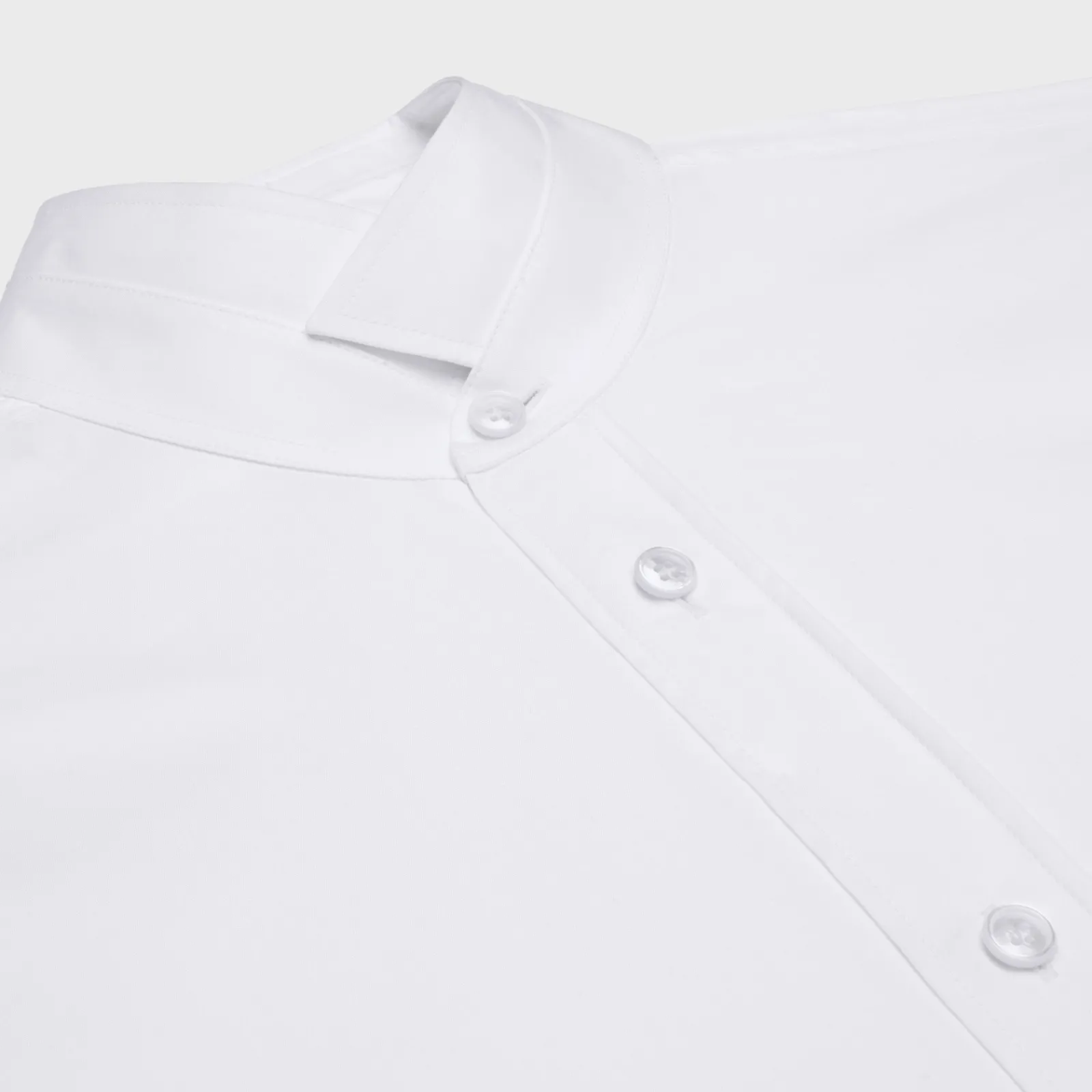 Online loose shirt with upturned collar in cotton poplin Shirts