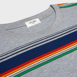 Clearance loose triomphe t-shirt in striped cotton jersey T-Shirts And Sweatshirts