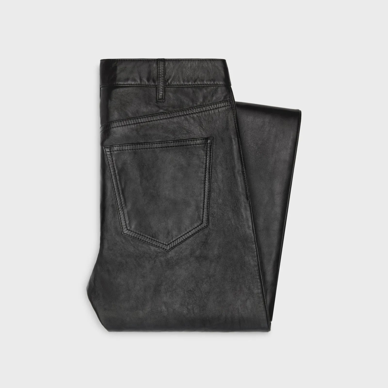 Discount lou jeans in soft lambskin Leather | Pants And Shorts