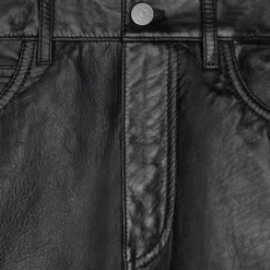 Discount lou jeans in soft lambskin Leather | Pants And Shorts