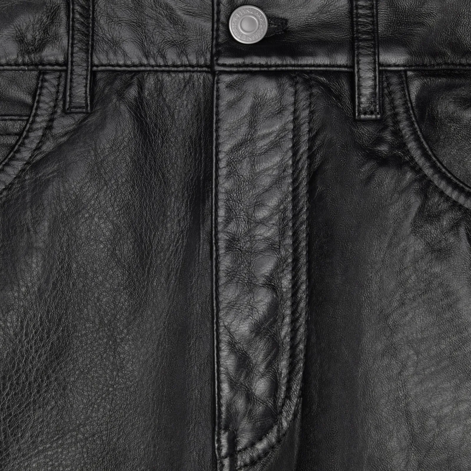 Discount lou jeans in soft lambskin Leather | Pants And Shorts