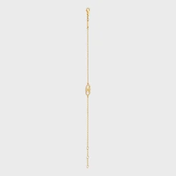 Fashion Maillon Triomphe Bracelet in Yellow Gold and Diamonds Women Maillon Triomphe | Categories·Bracelets