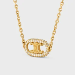 Online Maillon Triomphe Necklace in Yellow Gold and Diamonds Women Maillon Triomphe | Categories·Necklaces
