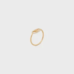 Hot Maillon Triomphe Ring in Yellow Gold and Diamonds Women Maillon Triomphe | Categories·Rings