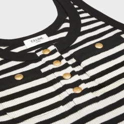 Discount marinière tank top in ribbed cotton jersey Women T-Shirts And Sweatshirts