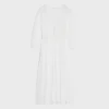 Clearance maxi dress in cotton twill Women Dresses And Skirts