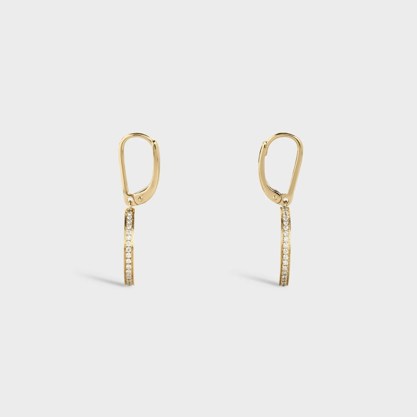Clearance Medaille Earrings in Yellow Gold and Diamonds Women Other Lines | Categories·Earrings