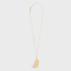 New Medaille Large Necklace in Yellow Gold and Diamonds Women Other Lines | Categories·Necklaces