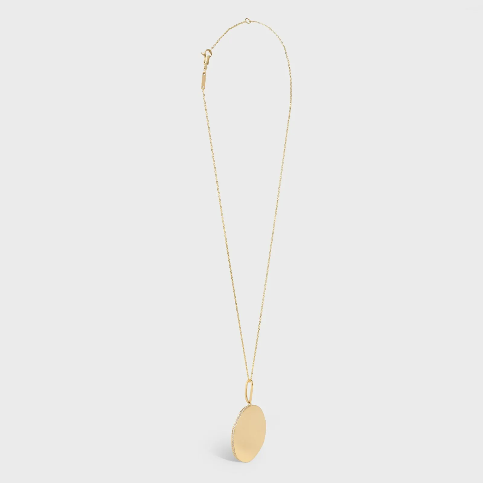 New Medaille Large Necklace in Yellow Gold and Diamonds Women Other Lines | Categories·Necklaces
