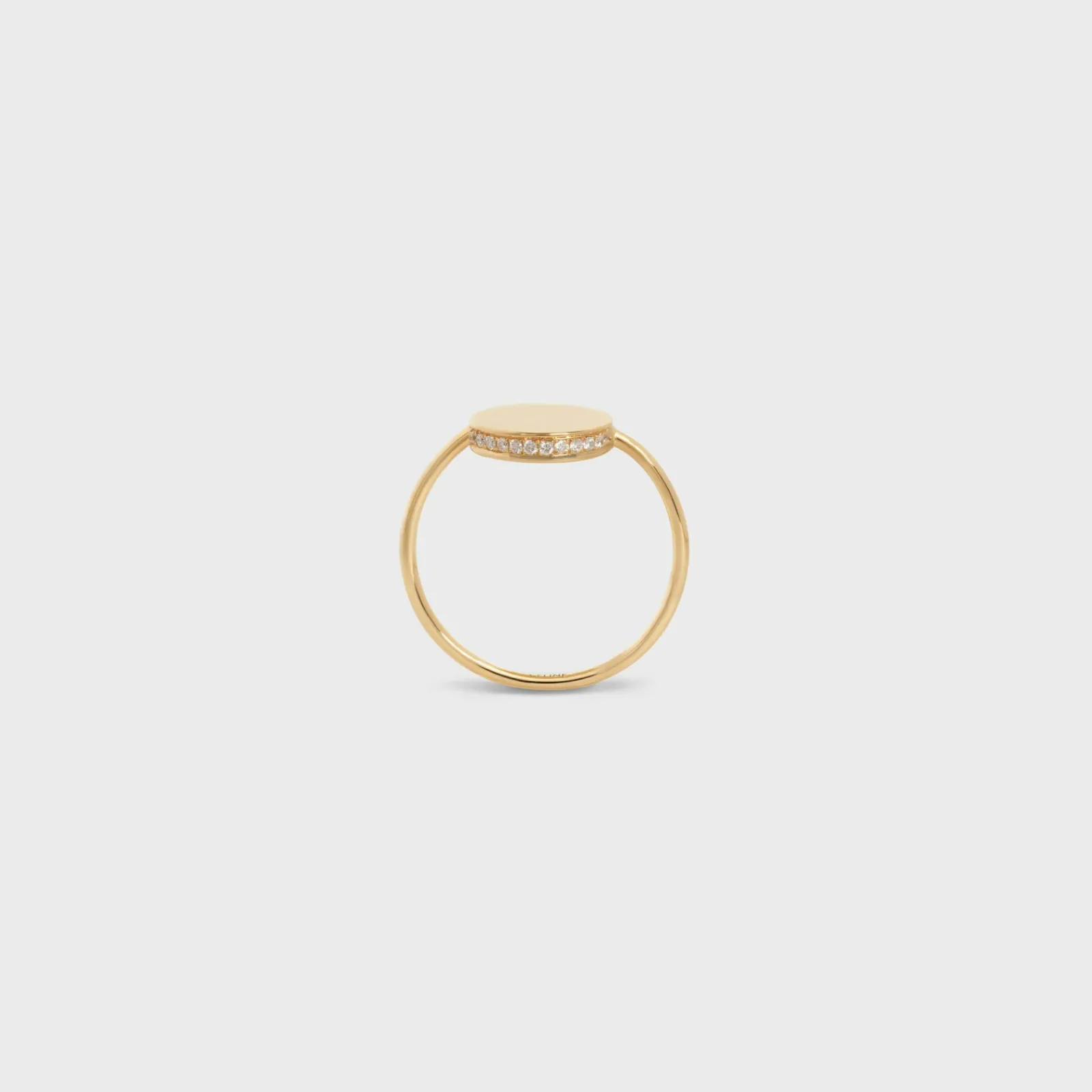 Sale Medaille Ring in Yellow Gold and Diamonds Women Other Lines | Categories·Rings