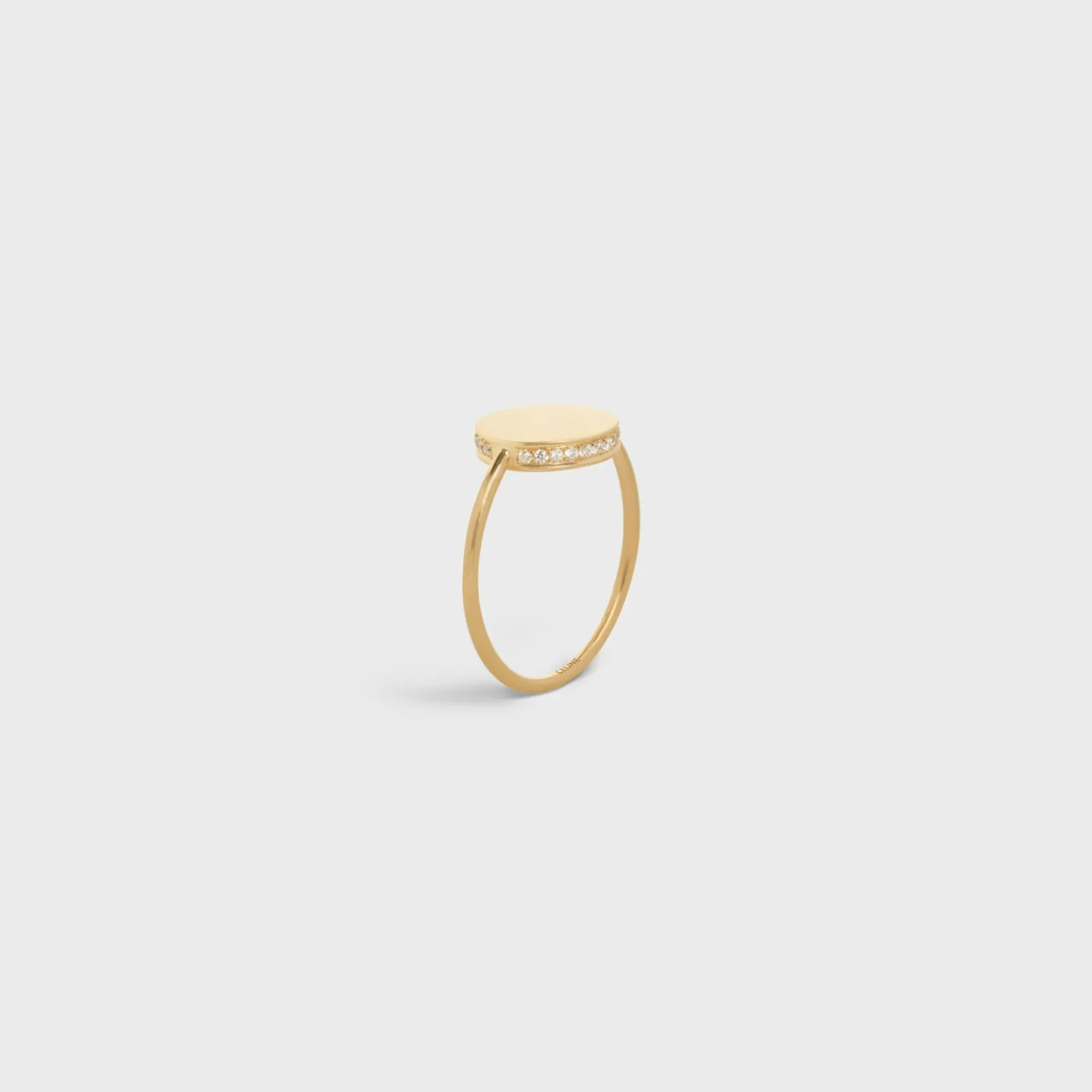 Sale Medaille Ring in Yellow Gold and Diamonds Women Other Lines | Categories·Rings