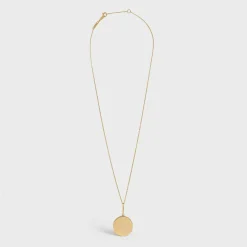 New Medaille Small Necklace in Yellow Gold and Diamonds Women Other Lines | Categories·Necklaces