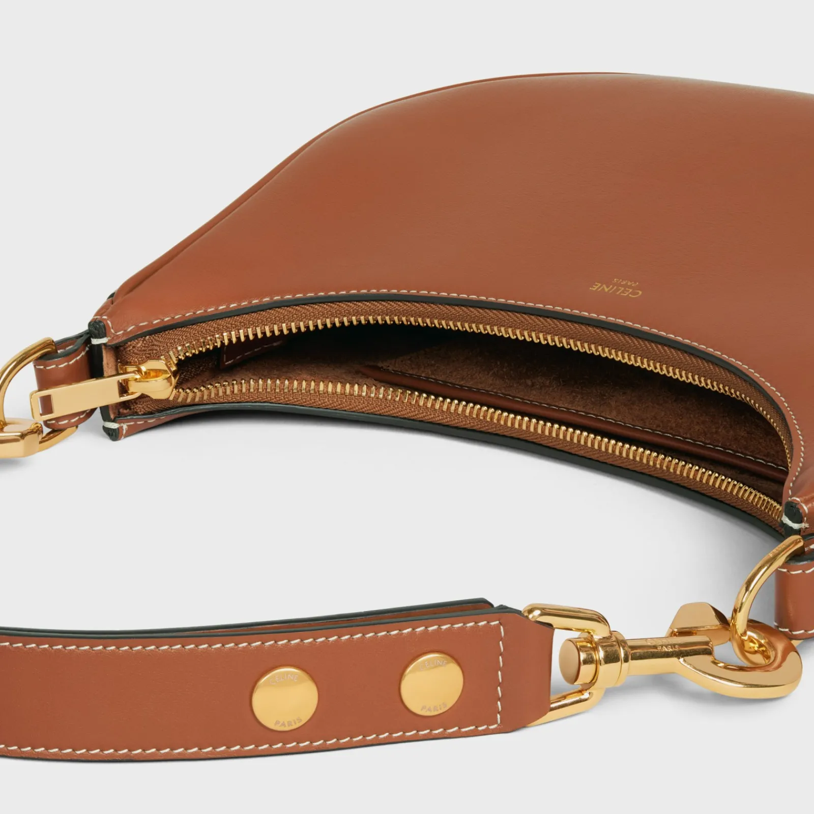 Clearance Medium Ava Strap Bag in smooth Calfskin Women More Lines·Ava | Categories·Shoulder Bags