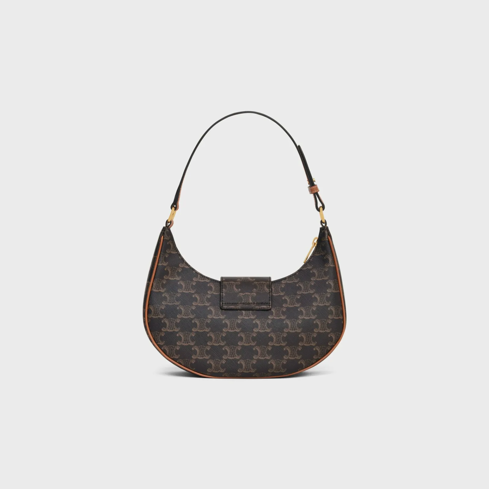 New MEDIUM AVA TRIOMPHE BAG in Triomphe Canvas and calfskin Women Triomphe Canvas | More Lines·Ava