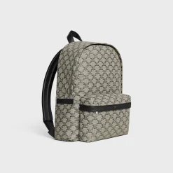 Sale Medium Backpack in TRIOMPHE CANVAS AND CALFSKIN Triomphe Canvas | Categories·Backpacks