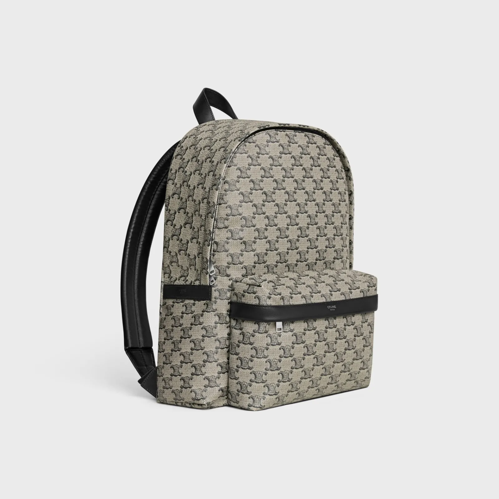 Sale Medium Backpack in TRIOMPHE CANVAS AND CALFSKIN Triomphe Canvas | Categories·Backpacks